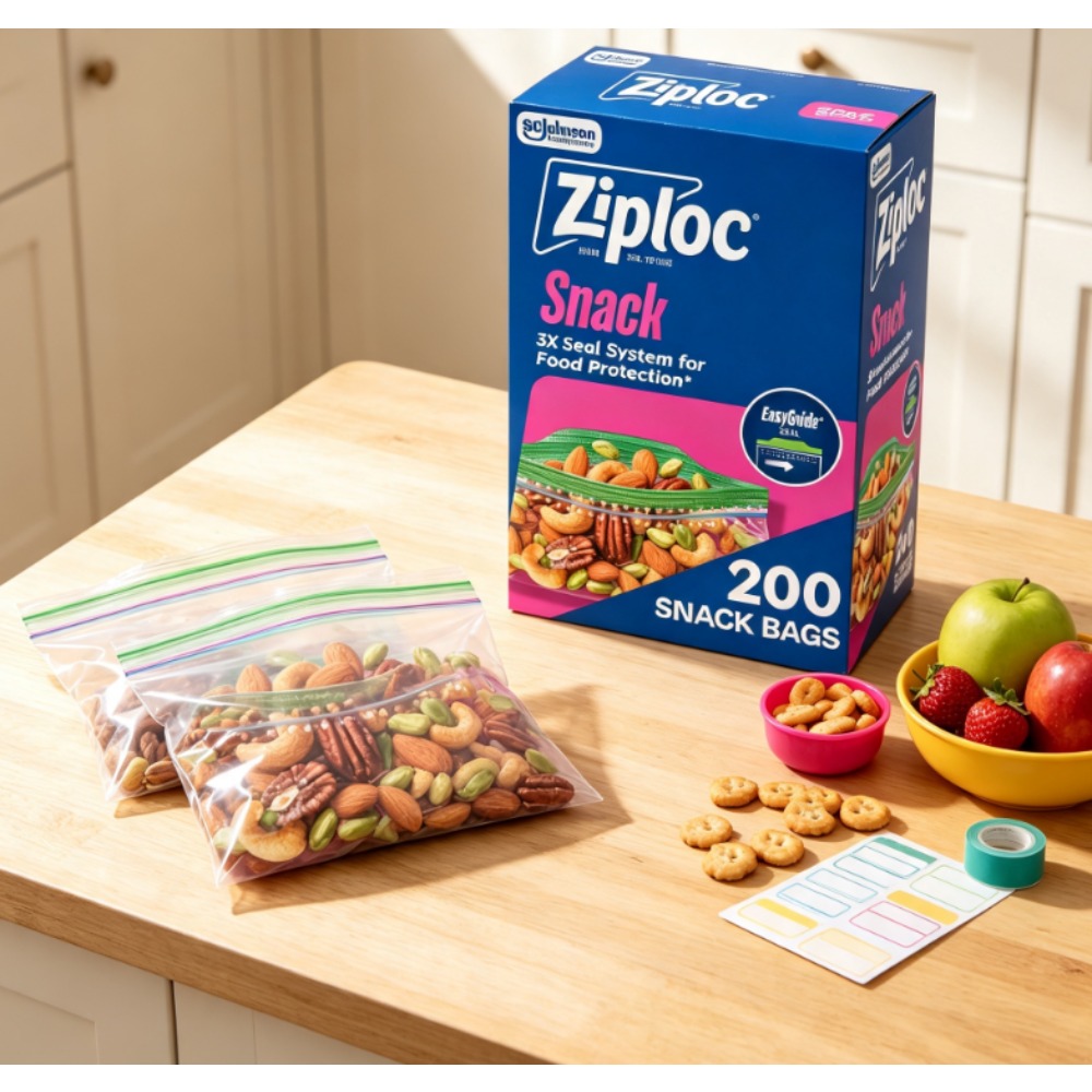 Food Storage Brands - Ziploc ® Sacchetti per snack di