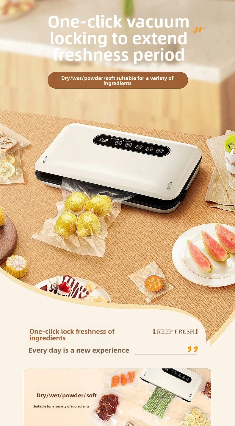 Food Storage Machine - Mini Macchina per Sottovuoto Automatica Domestica