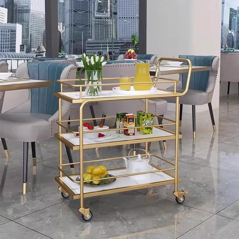Food Storage In Restaurant - Carrello mobile nordico, carrello di stoccaggio