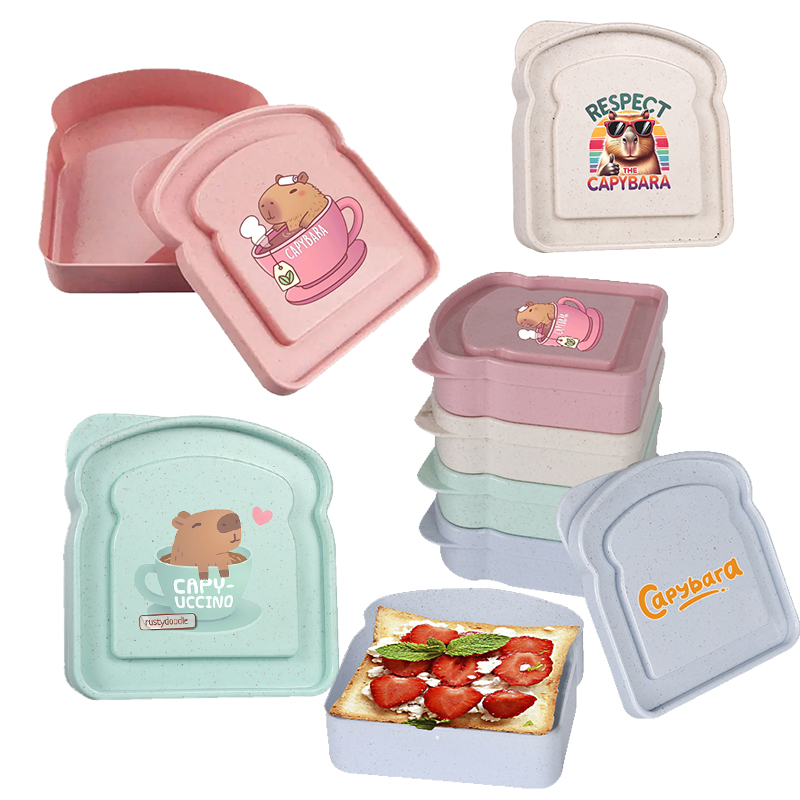 Food Storage Containers With Lids - Capibara Sandwich Custodia per alimenti Contenitore