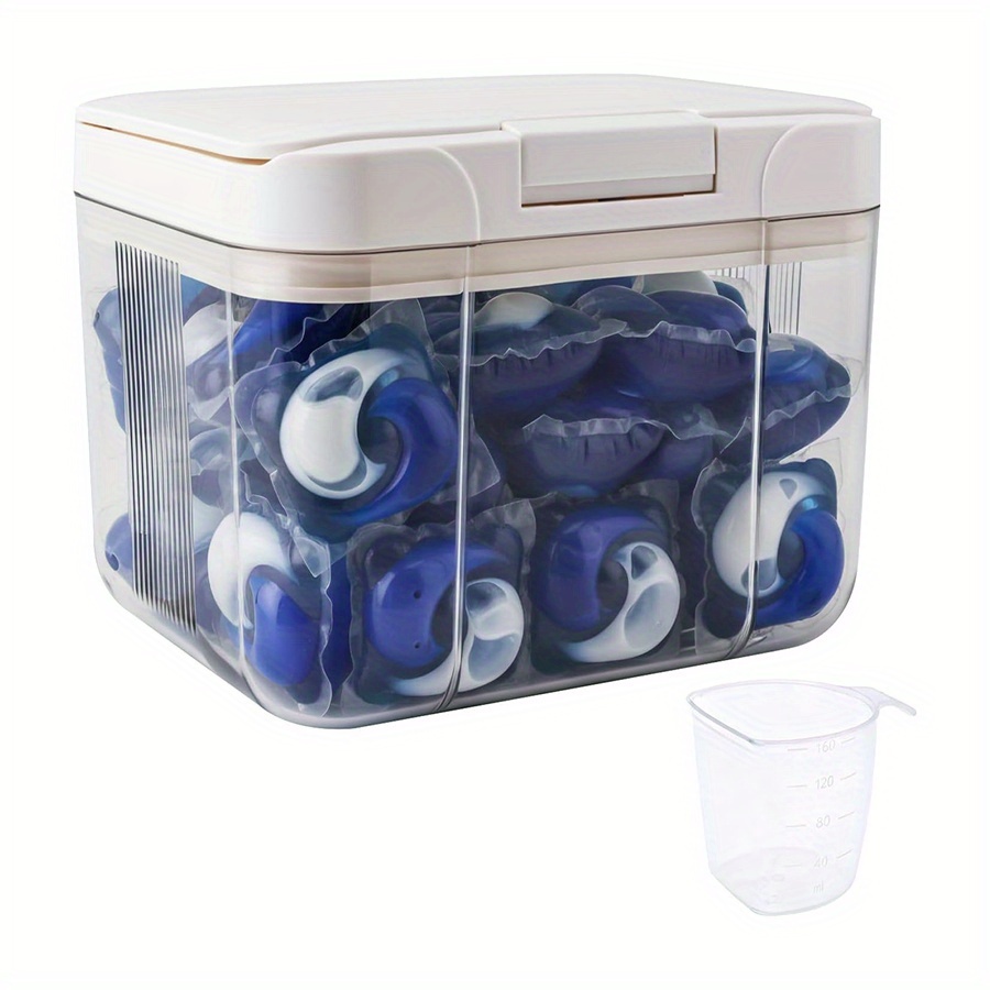 Food Storage With Scoop - Portacialde per bucato compatibile con Tide