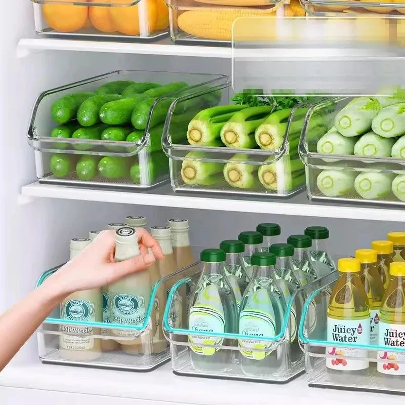 Food Storage Drawers - Contenitori Organizzatori per Frigorifero, 1/2 Pezzi,