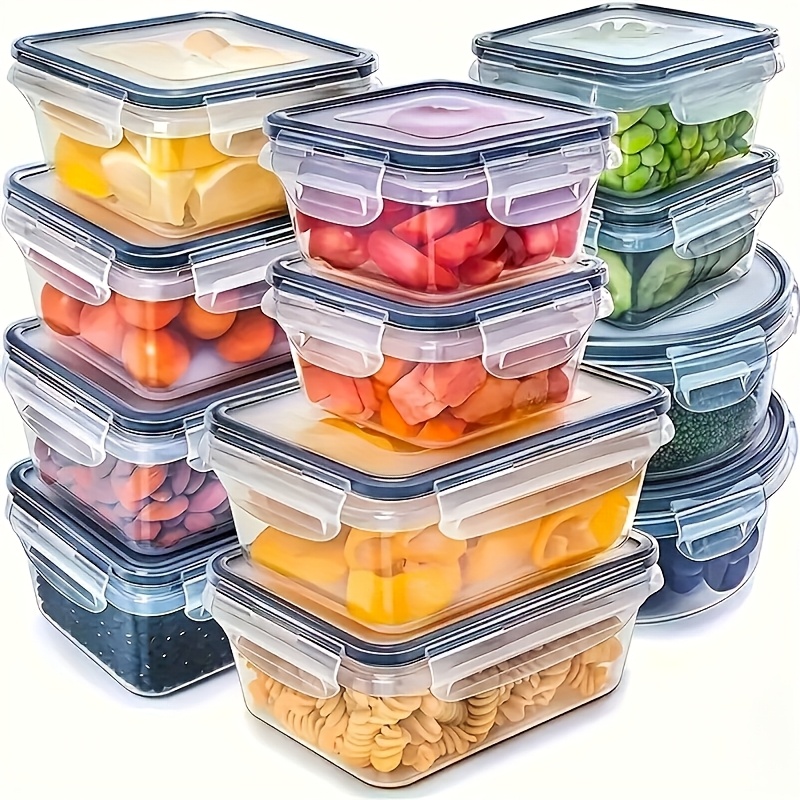 Food Storage Kitchen Container Set - Set da 8 Pezzi: 4 Contenitori