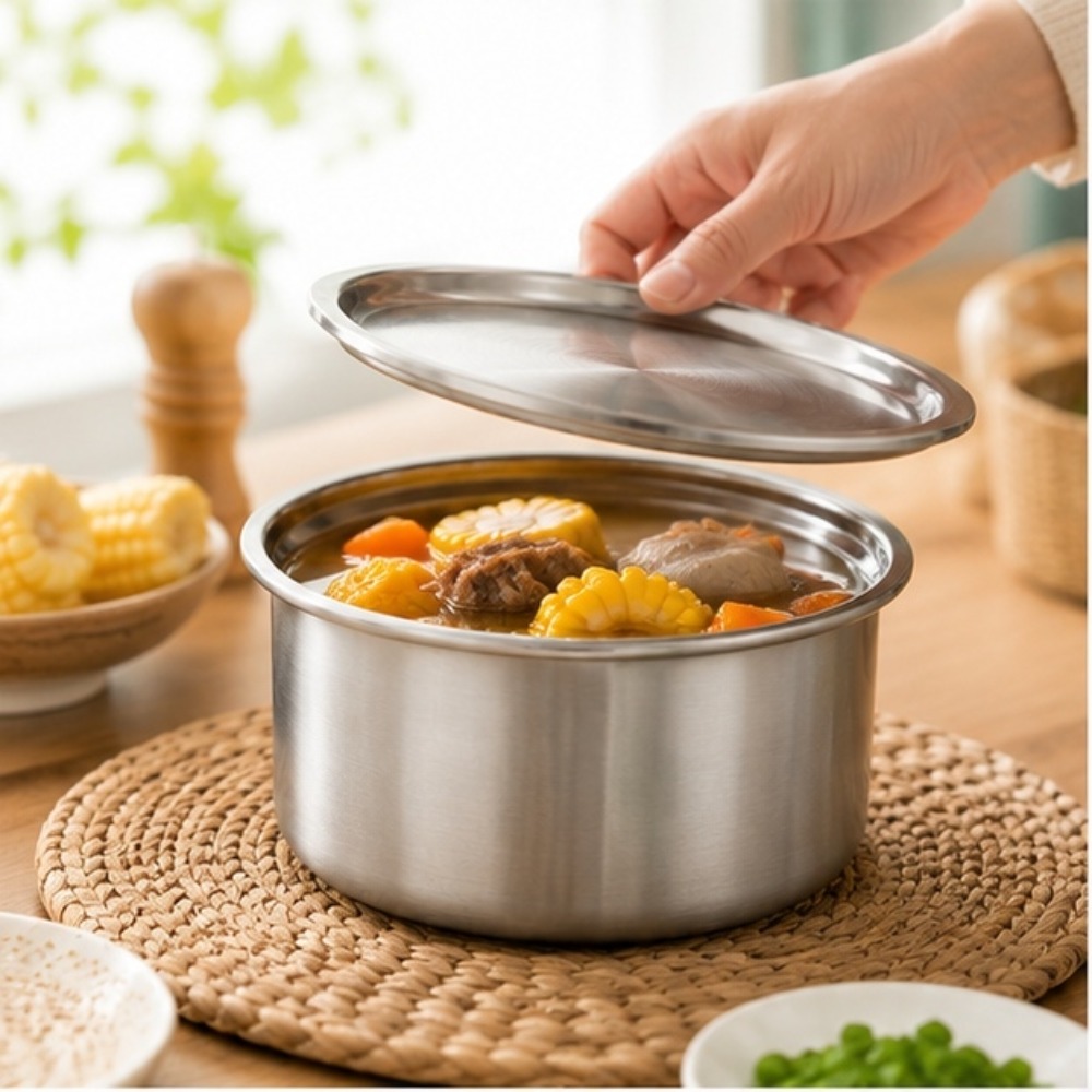 Food Storage Containers With Lids - Ciotola in Acciaio Inossidabile 304 con