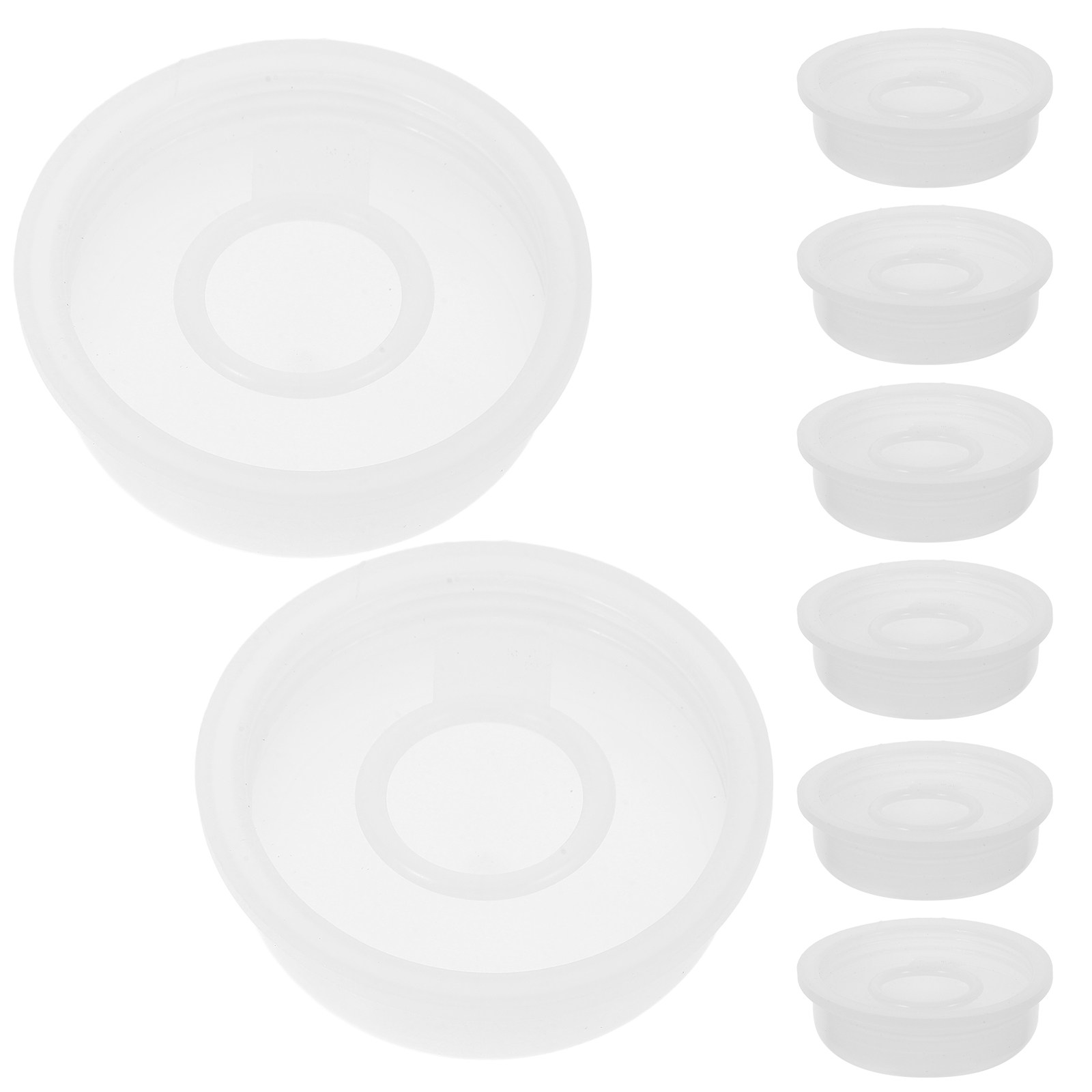 Food Storage Is - 10 Pezzi Coperchi in Plastica per