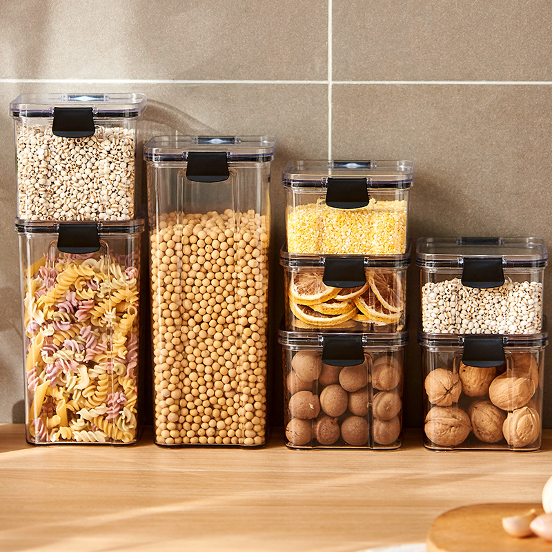 Food Storage Dispenser - Barattoli sigillati Organizzatore per la conservazione
