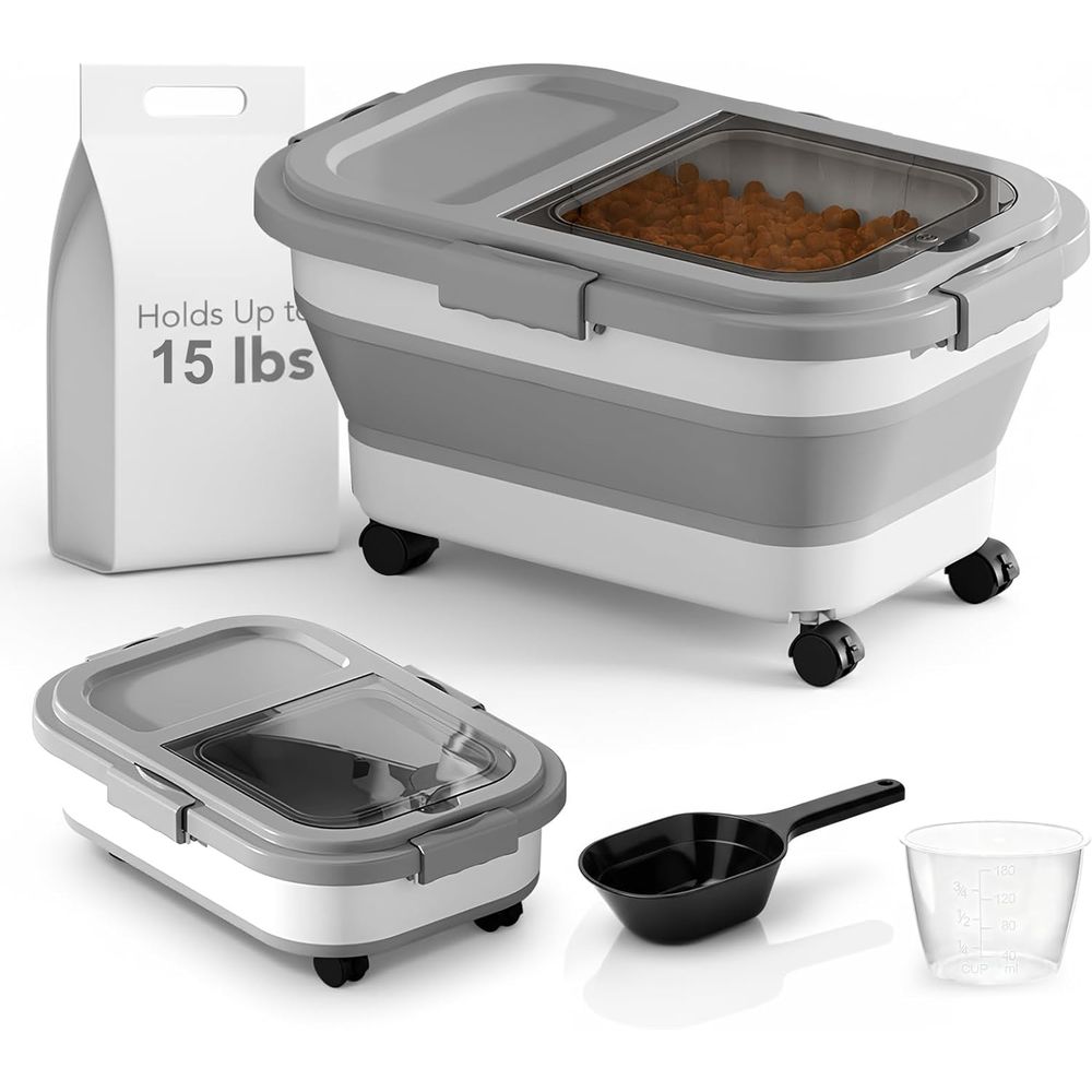 Food Storage For Dog - Contenitore per Cibo per Cani/Gatti da