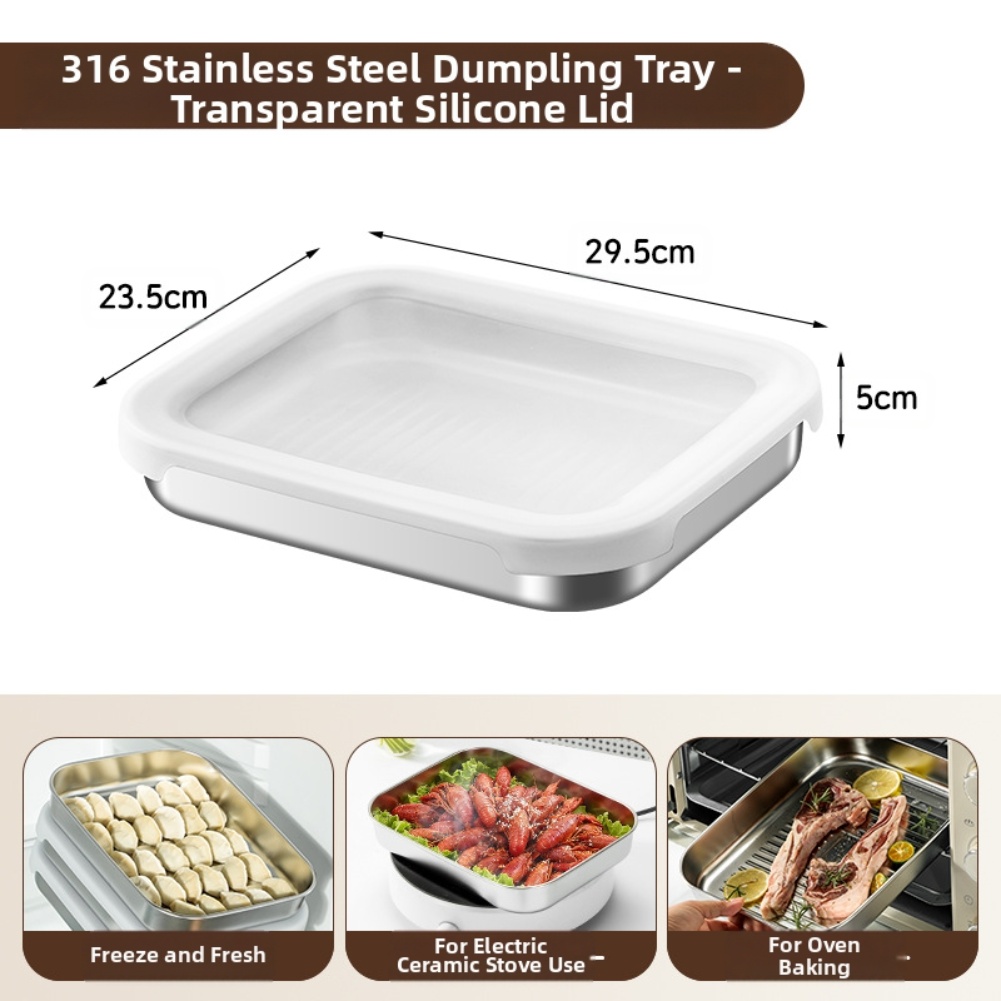 Food Storage Containers With Lids - Contenitore per alimenti in acciaio inossidabile