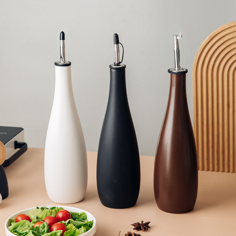 Herb Keeper Container - Pentola per olio in ceramica, bottiglia