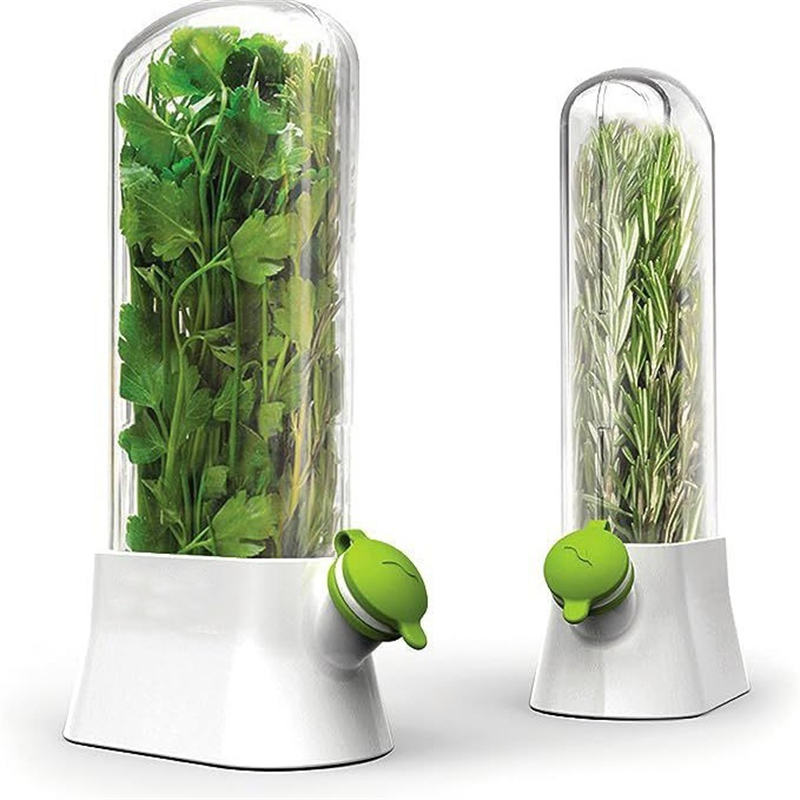 Herb Keeper Container - Frigorifero Herb Crisper Saver Pod contenitore