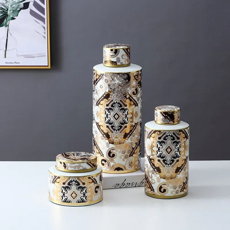 Zebra Food Storage - Decorazione domestica moderna, vasi in ceramica,