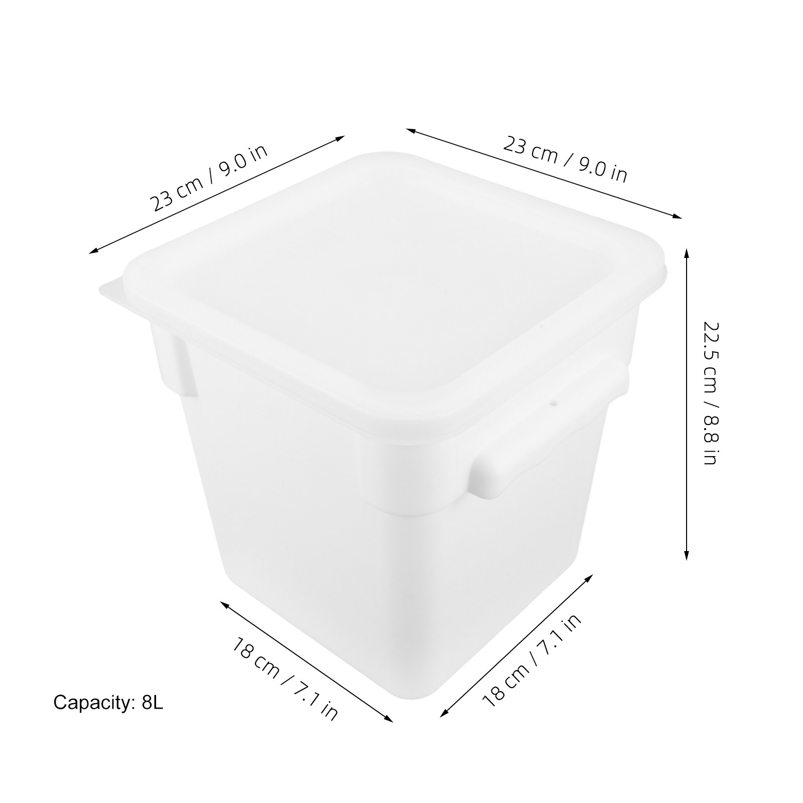 Contenitore Quadrato in Plasti - Food Storage In The Kitchen recensione e prezzo