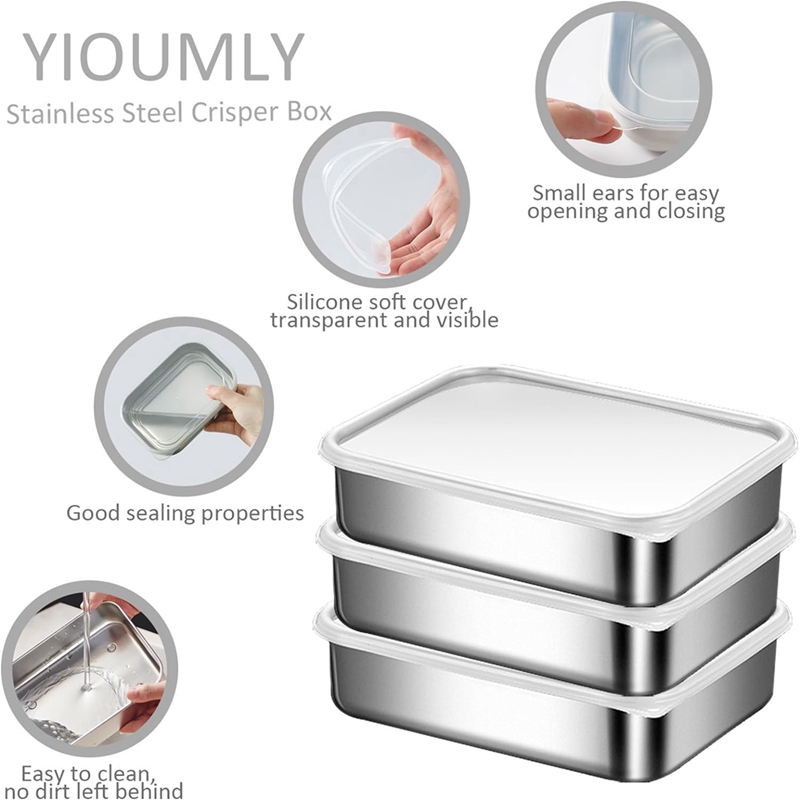 Contenitori in Acciaio Inox pe - Food Storage Is recensione e prezzo