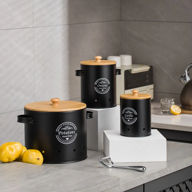 Set di 3 Contenitori in Metall - Food Storage Kitchen Container Set recensione e prezzo