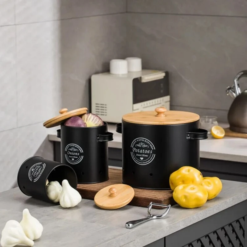 Set di 3 Contenitori in Metall - Food Storage Kitchen Container Set recensione e prezzo