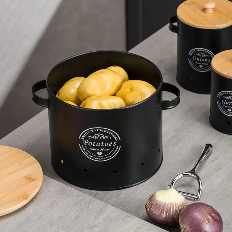 Set di 3 Contenitori in Metall - Food Storage Kitchen Container Set recensione e prezzo