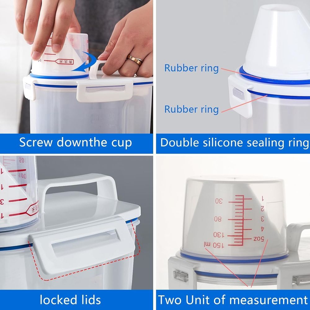 Set di 4 Contenitori Ermetici  - Food Storage Dispenser recensione e prezzo