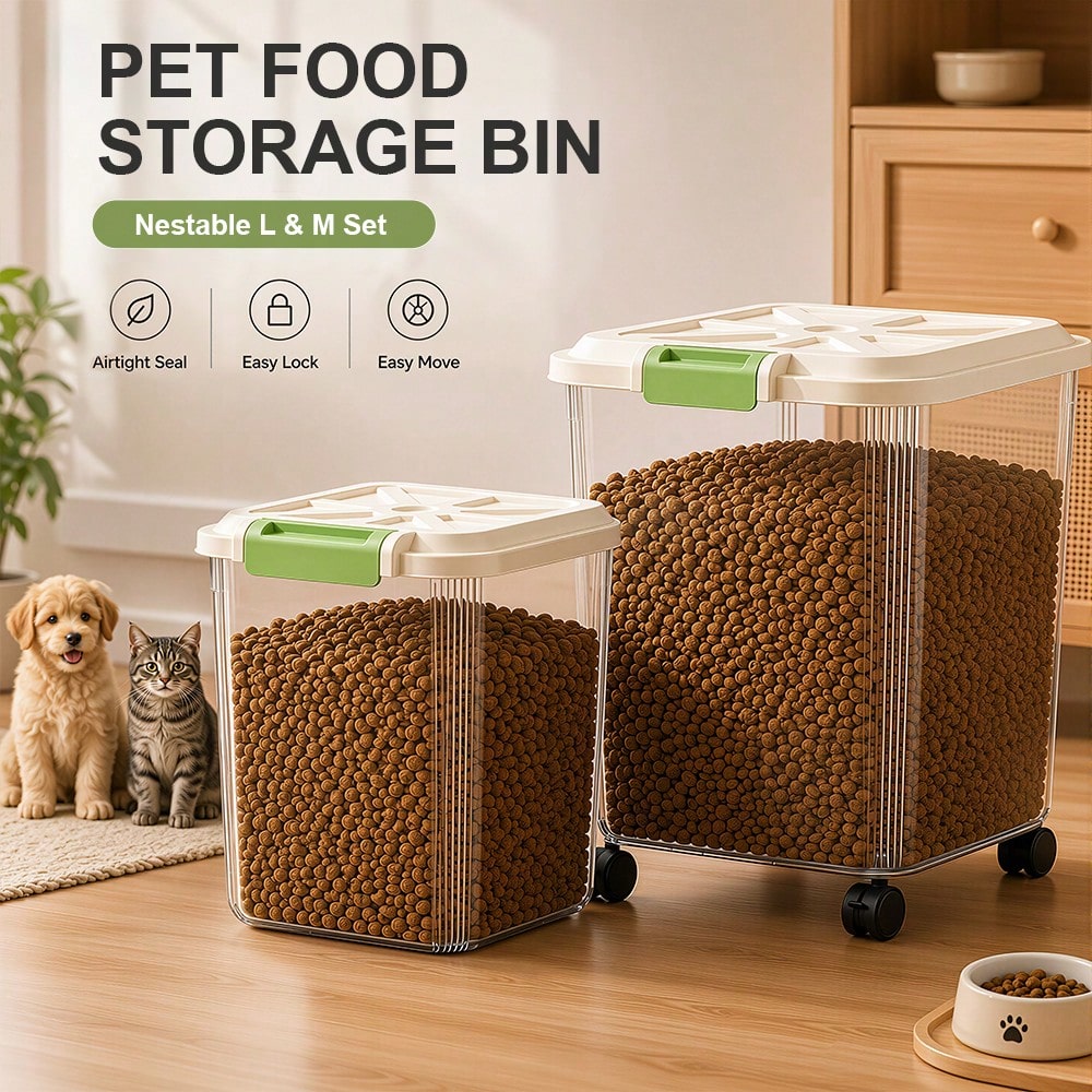 Set di 2 Contenitori per Alime - Food Storage For Dog recensione e prezzo
