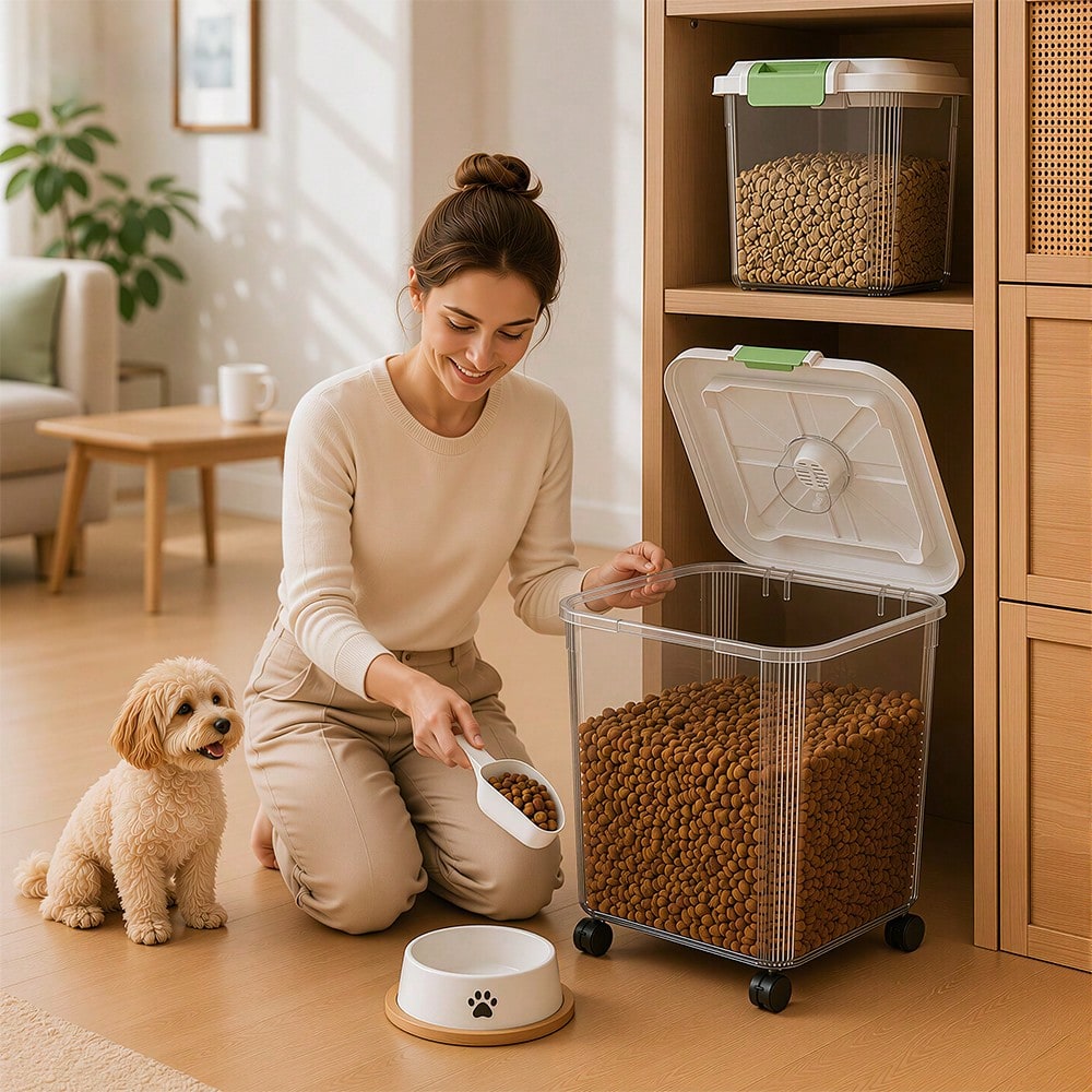 Set di 2 Contenitori per Alime - Food Storage For Dog recensione e prezzo
