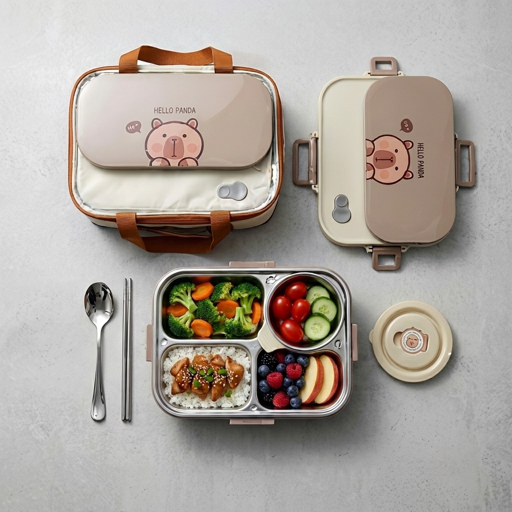 Set di Contenitori per Pranzo  - Food Storage With Scoop recensione e prezzo