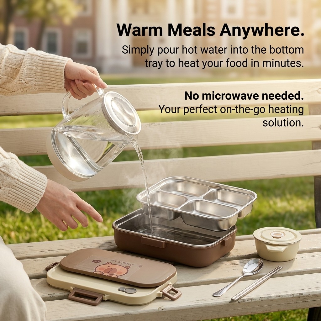 Set di Contenitori per Pranzo  - Food Storage With Scoop recensione e prezzo