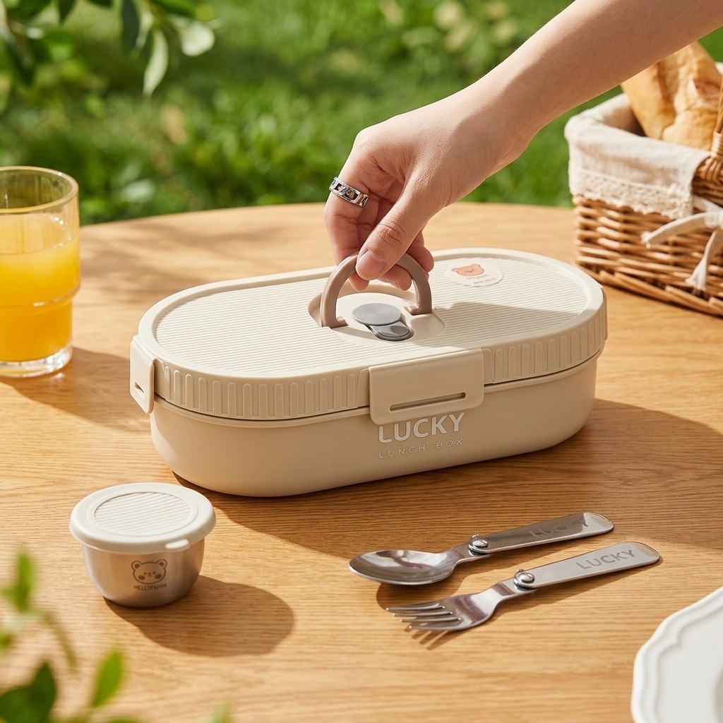 Set di Contenitori per Pranzo  - Food Storage With Scoop recensione e prezzo