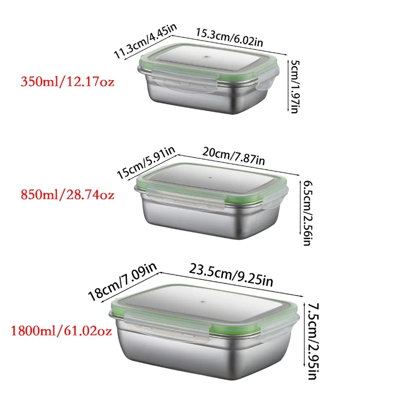 Set di scatole per il pranzo i - Food Storage Kitchen Container Set recensione e prezzo