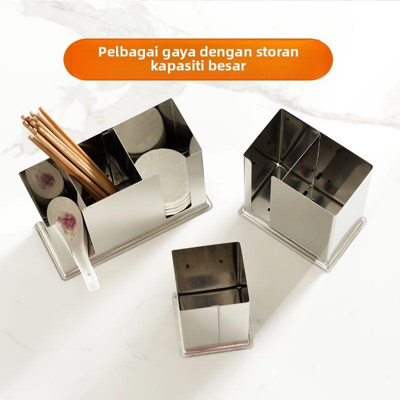 Portautensili Quadrato in Acci - Food Storage In Restaurant recensione e prezzo