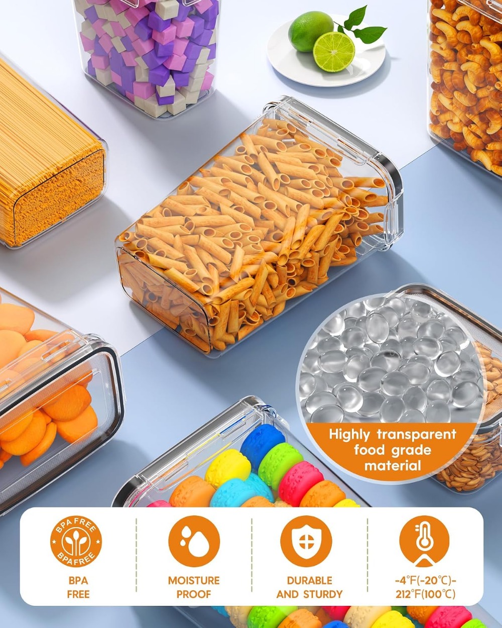 Set di 24 Contenitori Ermetici - Food Storage In The Kitchen recensione e prezzo