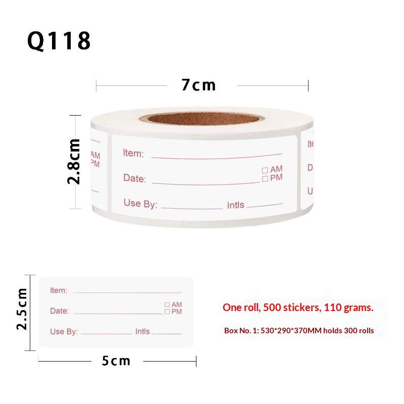 500 pezzi/rotolo 5*2,5 cm Etic - Food Storage In Restaurant recensione e prezzo